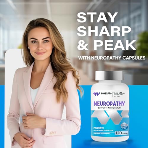 Nerve Savior for Neuropathy – 600 mg Alpha Lipoic Acid Supplement for Fingers, Hands, Toes & Feet – 120 Capsules