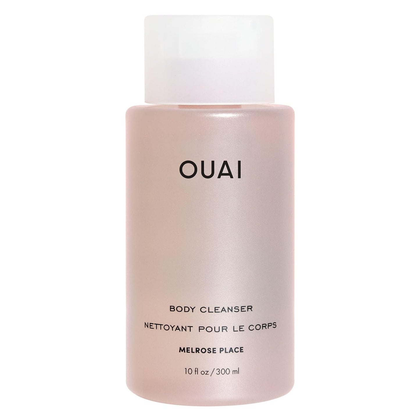 OUAI Body Cleanser, St. Barts Travel Size - Foaming Body Wash with Jojoba Oil & Rosehip Oil to Hydrate, Balance & Soften Skin - Paraben, Phthalate & Sulfate Free Skin Care Products (3 fl oz)
