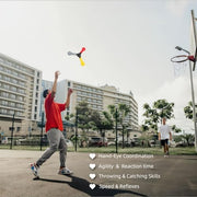 MUSKULO MONSTRO 3PCS Reaction Catch Trainer for Improving Hand-Eye Coordination & Speed, Brain Relearn & Agility Reactive Trainer, Reaction Speed Training Tools for All Ages Athletes with Carrying Bag