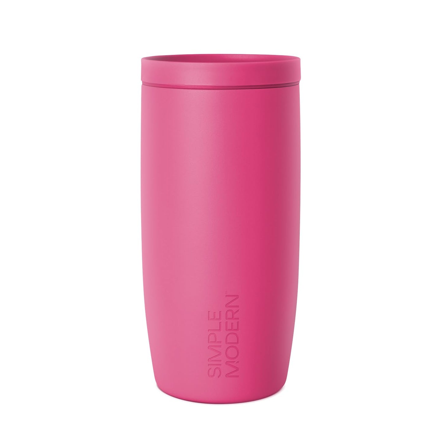 Simple Modern Travel Coffee Mug Tumbler with 360° Lid | Ceramic-Lined Insulated Stainless Steel Cold Brew Iced Coffee Cup Thermos | Gift for Women Men Her Him | Voyager Signature | 16oz | Almond Birch
