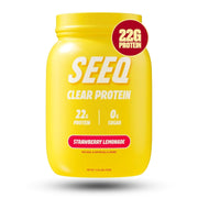 SEEQ Clear Protein Powder - Fruit Punch - 25 Servings - 22g Clear Whey Protein Isolate - Zero Sugar - 0g Lactose - Allergen Friendly - GLP1 Support - Bone Health - Muscle Post Workout Recovery