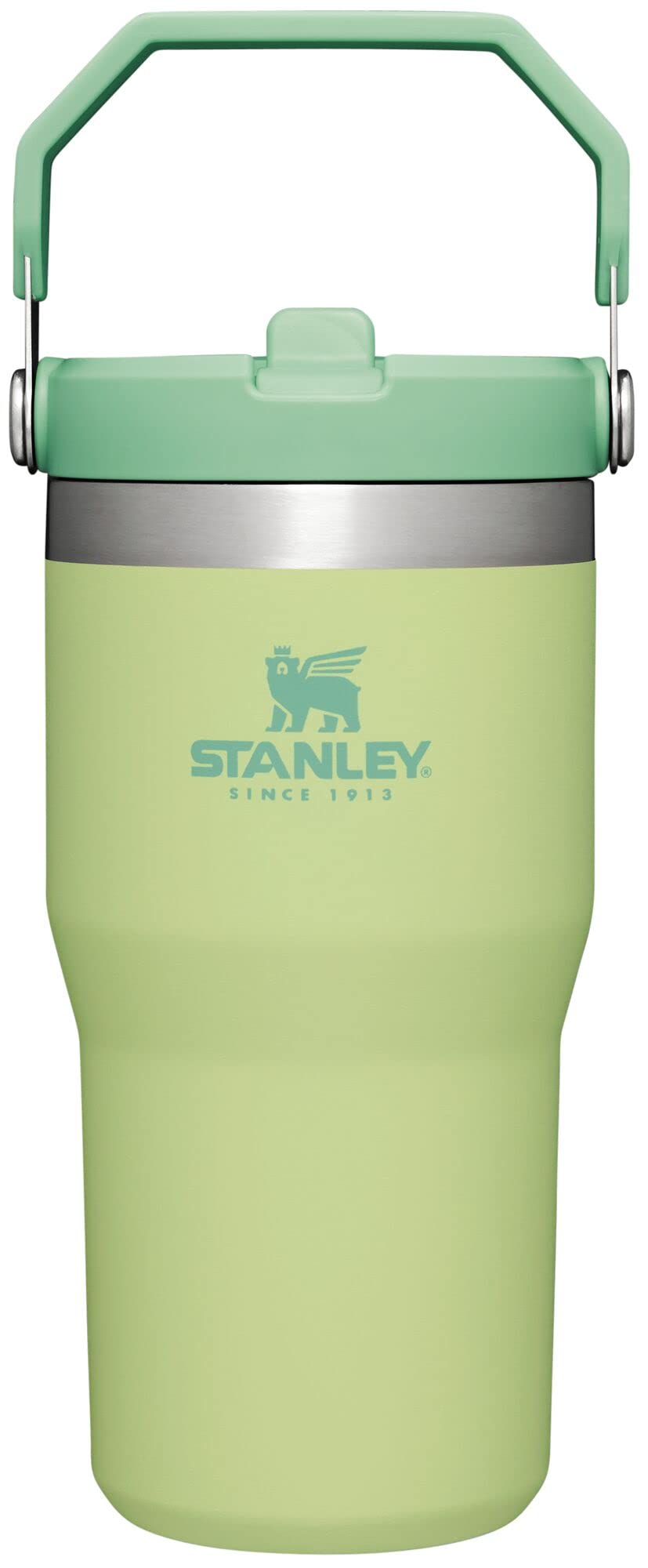 Stanley IceFlow 2.0 Flip Straw Tumbler with Handle 30 oz | Twist On Lid and Flip Up Straw | Leakproof Water Bottle | Insulated Stainless Steel | BPA-Free | Prickly Pear