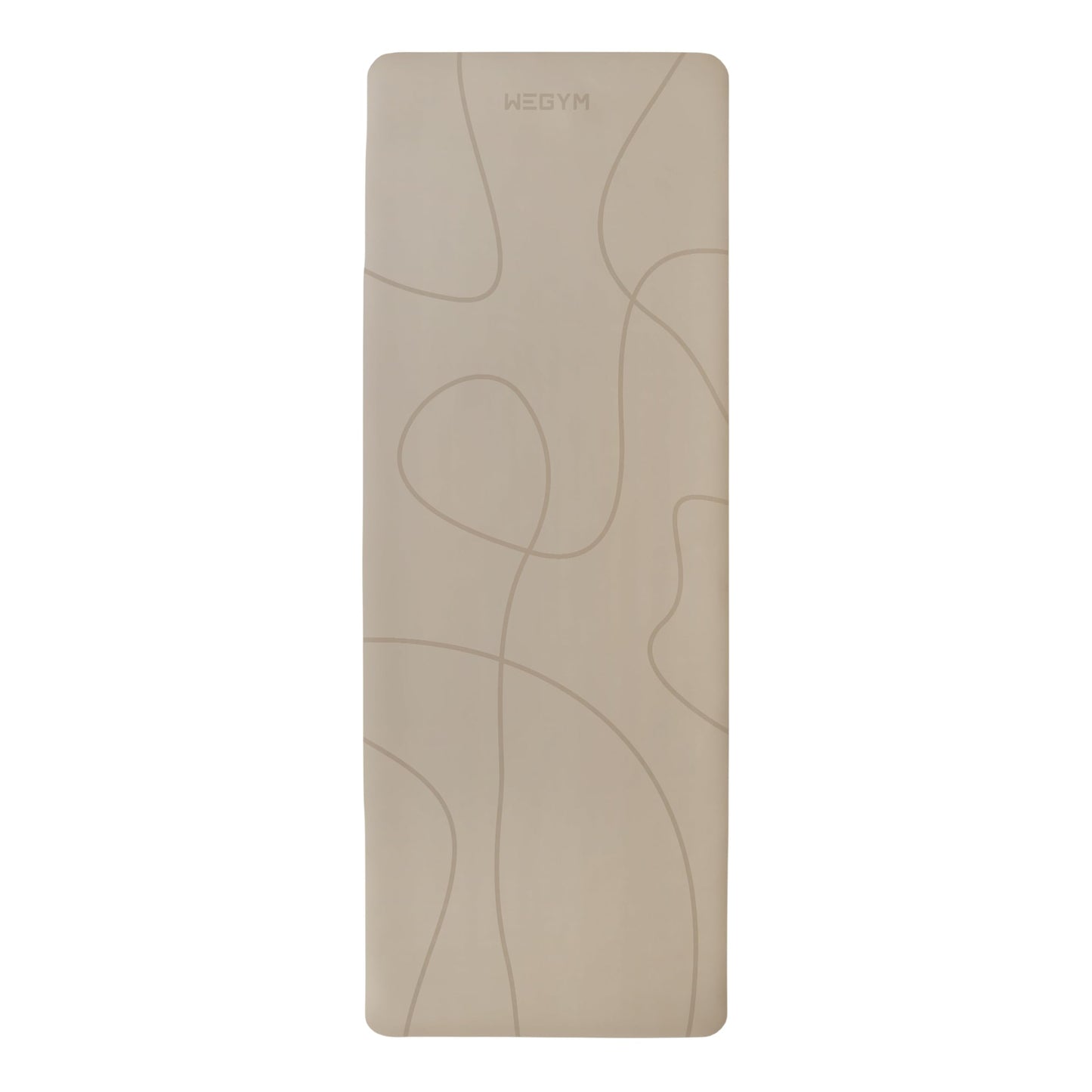 4mm Cushioned Exercise Mat for Yoga & Pilates - Anti Slip, Polyurethane with Suede Top & Carrying Strap