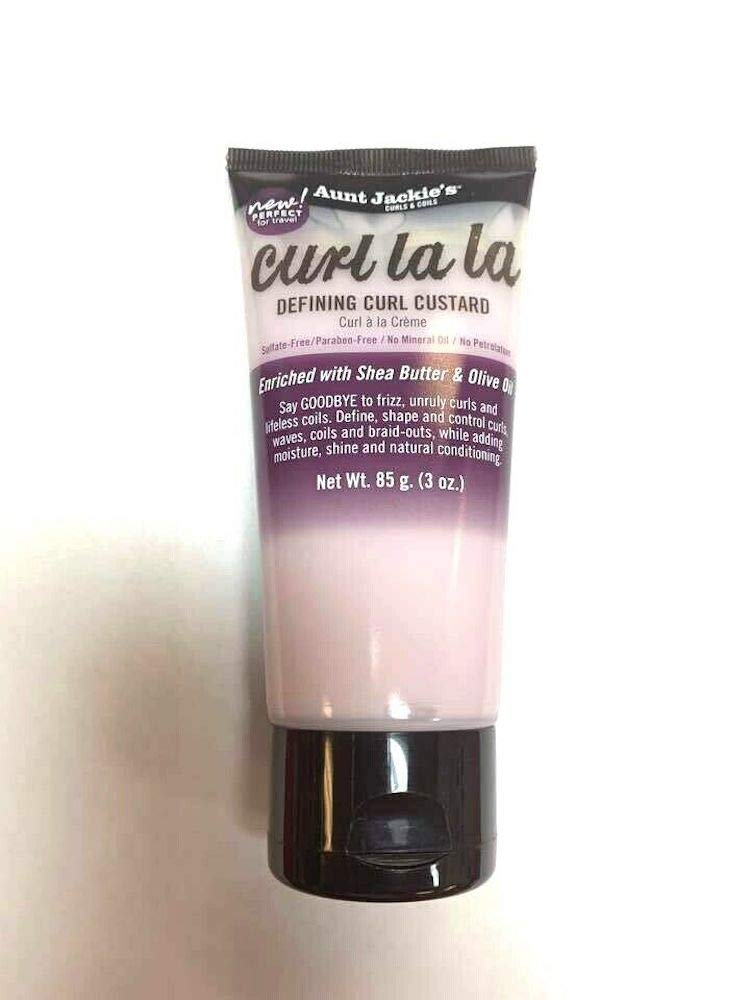 Aunt Jackie's Curl La La, Lightweight Curl Defining Custard, Enriched with Shea Butter & Olive Oil, Basic, 15 Ounce