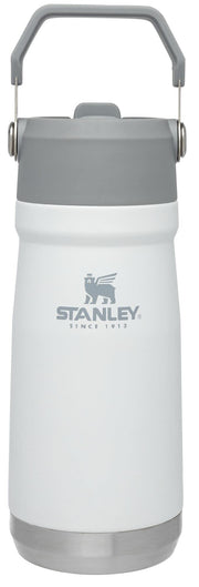 Stanley IceFlow Flip Straw Water Bottle 22 oz | Built-In Straw for Travel and Sports | Lightweight and Leak Resistant | Insulated Stainless Steel | BPA-Free | Polar