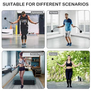 Jump Rope Ropeless Skipping Rope for Fitness Training Exercise, Adjustable Weighted Cordless Jump Rope for Men Women Kids