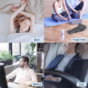 Neck and Shoulder Relaxer with Upper Back Massage Point, Cervical Traction Device Neck Stretcher for TMJ Pain Relief and Cervical Spine Alignment Chiropractic Pillow (Grey)