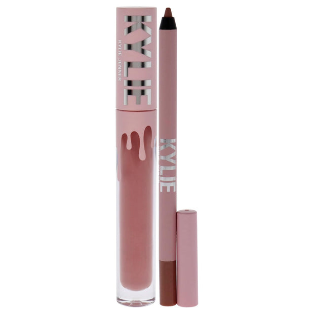 Velvet Lip Kit - 700 Bare by Kylie Cosmetics for Women - 2 Pc 0.10 oz Velvet Liquid Lipstick, 0.03 oz Lip Liner