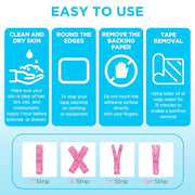 OK TAPE PRO Original Kinesiology Tape Pre-Cut Strips, Latex Free Elastic Athletic Tape Roll, 2in×16ft 2Rolls,Beige+Beige