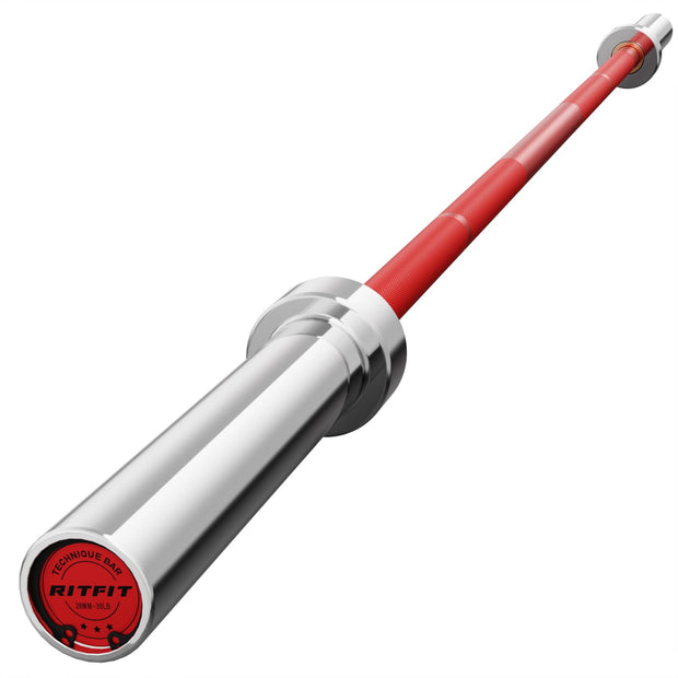 RITFIT Olympic Barbell 4ft/4.8ft/6ft - 2 Inch Weight Bar for Strength Training, Weightlifting, Squat, Deadlift, Bench Press, Curl, Overhead Press - 350lbs/500lbs Capacity