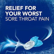Vicks VapoCool Severe Sore Throat Drops, Max Strength Menthol, Soothes Sore Throat Pain, Winterfrost Flavor, 225ct (5-pack of 45ct)