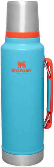 Stanley Classic Legendary Vacuum Bottle 2.0 qt | Wide Mouth with Leakproof Cup Lid | Keep Drinks Hot or Cold | Packable for Travel | Insulated Stainless Steel Thermos | BPA-Free | Hammertone Green