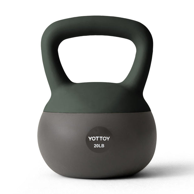 YOTTOY Soft Kettlebell, Set for Strength Training Kettlebells & Home Workouts, Soft-Sided Cushioned Base, Wide-Handle - Ideal for Men, Women, & Beginners
