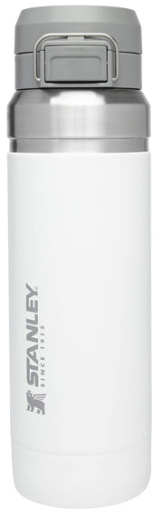 Stanley Quick Flip GO Water Bottle 36 oz | Push Button Lid | Leakproof and Packable for Travel and Sports | Insulated Stainless Steel | BPA-Free | Charcoal