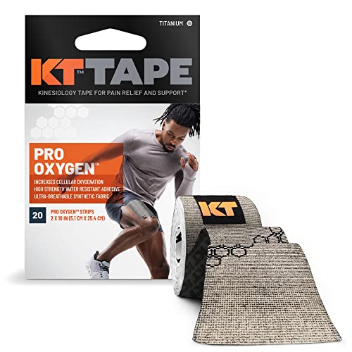 KT Tape Pro Oxygen, Synthetic Kinesiology Athletic Tape with Celliant Technology