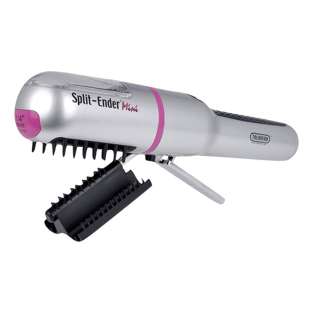 Split Ender Mini – Original Cordless Split End Hair Trimmer for Dry, Damaged, Brittle, Broken, Curly, Frizzy, or Straight Hair – Battery Operated (3 AAA) – at Home Hair Care & Styling Tool – Pink