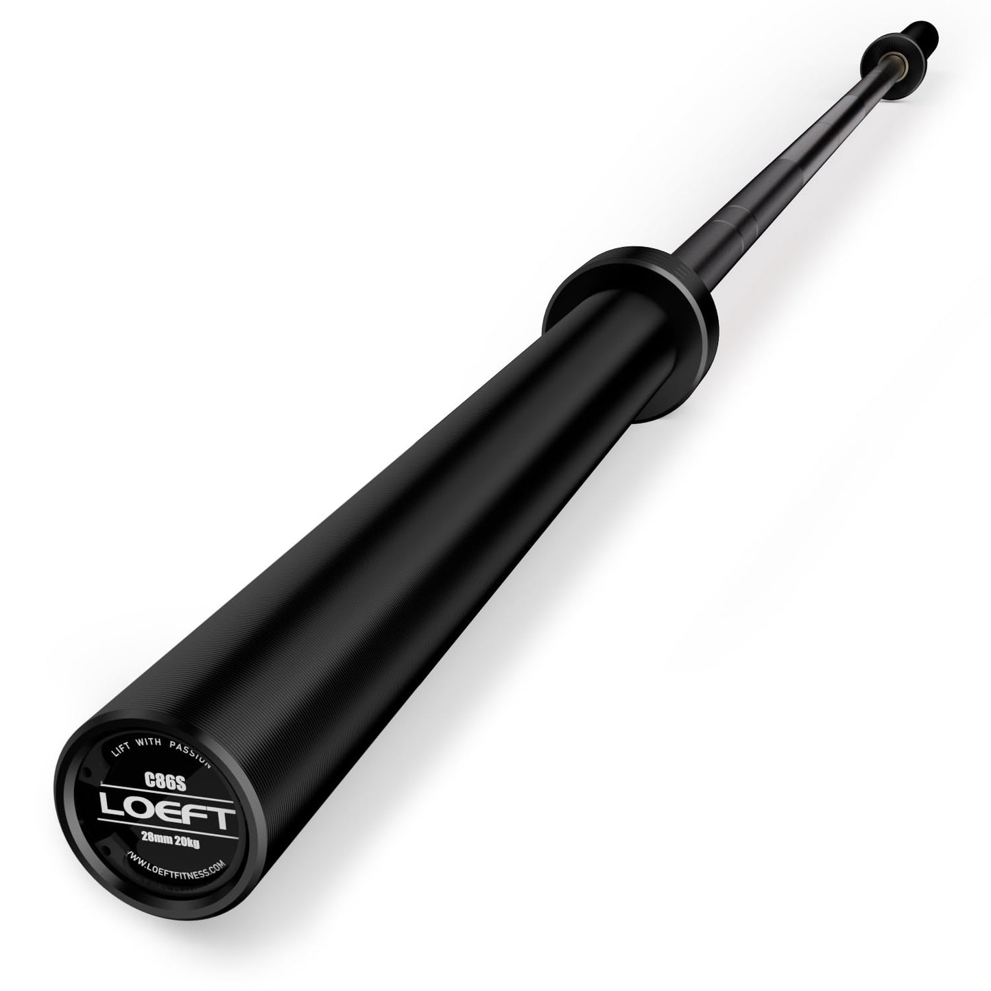 7ft Olympic Barbell, 45 lb Barbell for Powerlifting and Weightlifting, 2000 lbs Weight Capacity 215K PSI Weight Bar Fit 2" Weights for Squat, Bench Press, Deadlift