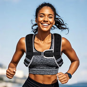 Weighted Vest Woman, 6lb/8lb/12lb/16lb/20lb, Adjustable Women Weighted Vest for Walking, Strength Training, Running, Fitness, Muscle Building, Black