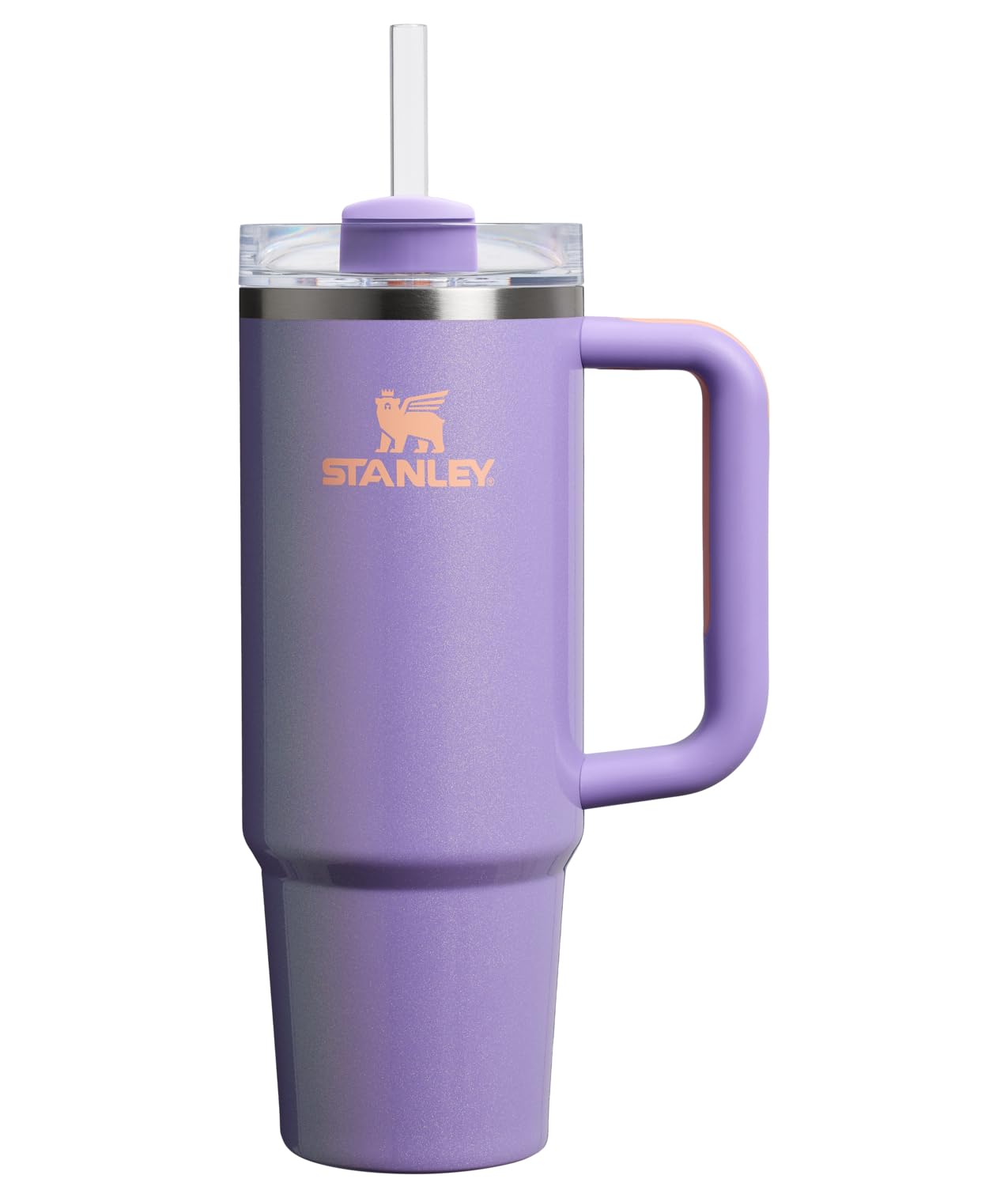 STANLEY Quencher H2.0 Tumbler with Handle and Straw 40 oz | Flowstate 3-Position Lid | Cup Holder Compatible for Travel | Insulated Stainless Steel Cup | BPA-Free | Black Chroma