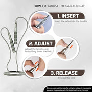 Speed Jump Rope - Tangle-Free Foldable Grip Skipping Rope for Fitness, Boxing & Cardio - Durable PVC Cable for Men Women