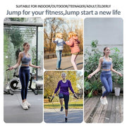 KYTO Smart Jump Rope, High Speed Jump Rope with Counter, Workout Jumping Rope with Steel Ball Bearings, Adjustable Length Speed Skipping Rope, Skipping Rope with App, Fitness Gifts for Adults, Kids