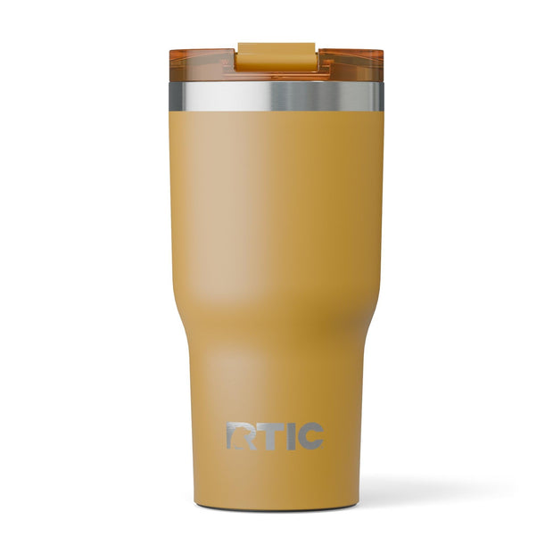 RTIC 30oz Essential Tumbler with Lid, Insulated, Stainless Steel, Metal, Double Wall Vacuum-Insulation, Ceramic Lined, Travel Cup for Iced Coffee, Tea, Hot and Cold Drink, Graphite