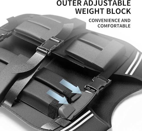 PROIRON Weighted Vest Men 22LB/44LB Adjustable Tactical Weight Vest for Walking Men Strength Training Weight Vests Running Workout