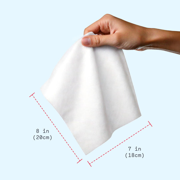 Whole Body Antiperspirant Wipes - Anti-Sweat Wipes for Body, Hands and Feet, Neutralizes Odor and Excessive Sweating, Quick-Drying and Travel-Friendly - Unscented, Pack of 1