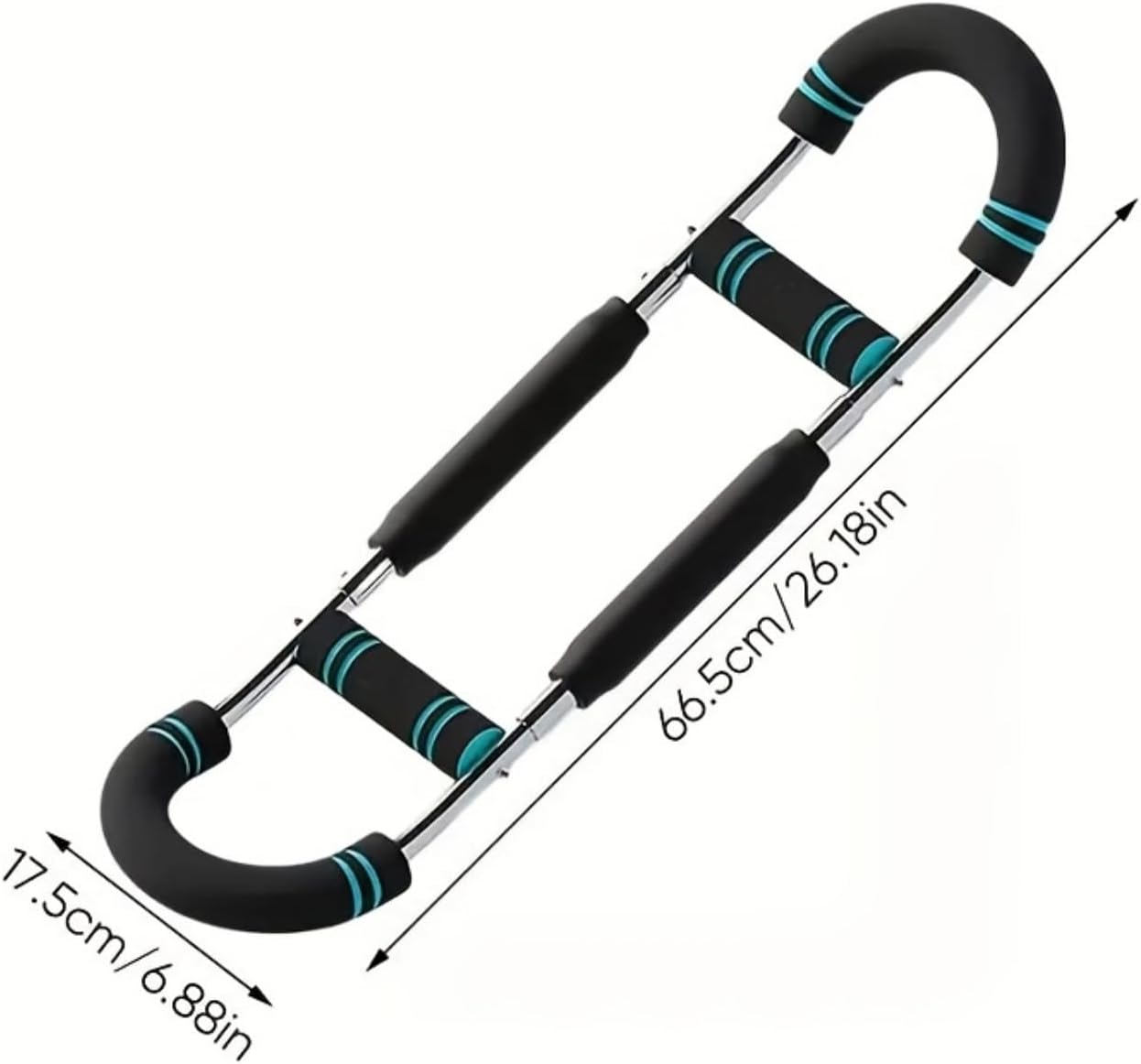 Gorilla Bar for Chest Workout, 44-110lb Adjustable Twister Arm Trainer, Portable Spring Resistance Home Fitness Equipment