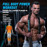 Supertrip Upgraded Weighted Jump Rope for Fitness Men Women Second Generation 360 Rotating Handles, 3.21LBS 3.38LBS 3.41LBS Polyester Heavy Skipping Rope for Exercise Workout Equipment