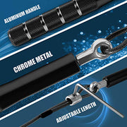 Jump Rope, Wastou Speed Jumping Rope for Training Fitness Exercise, Adjustable Adults Workout Skipping Rope for Men, Women, Kids, Girls