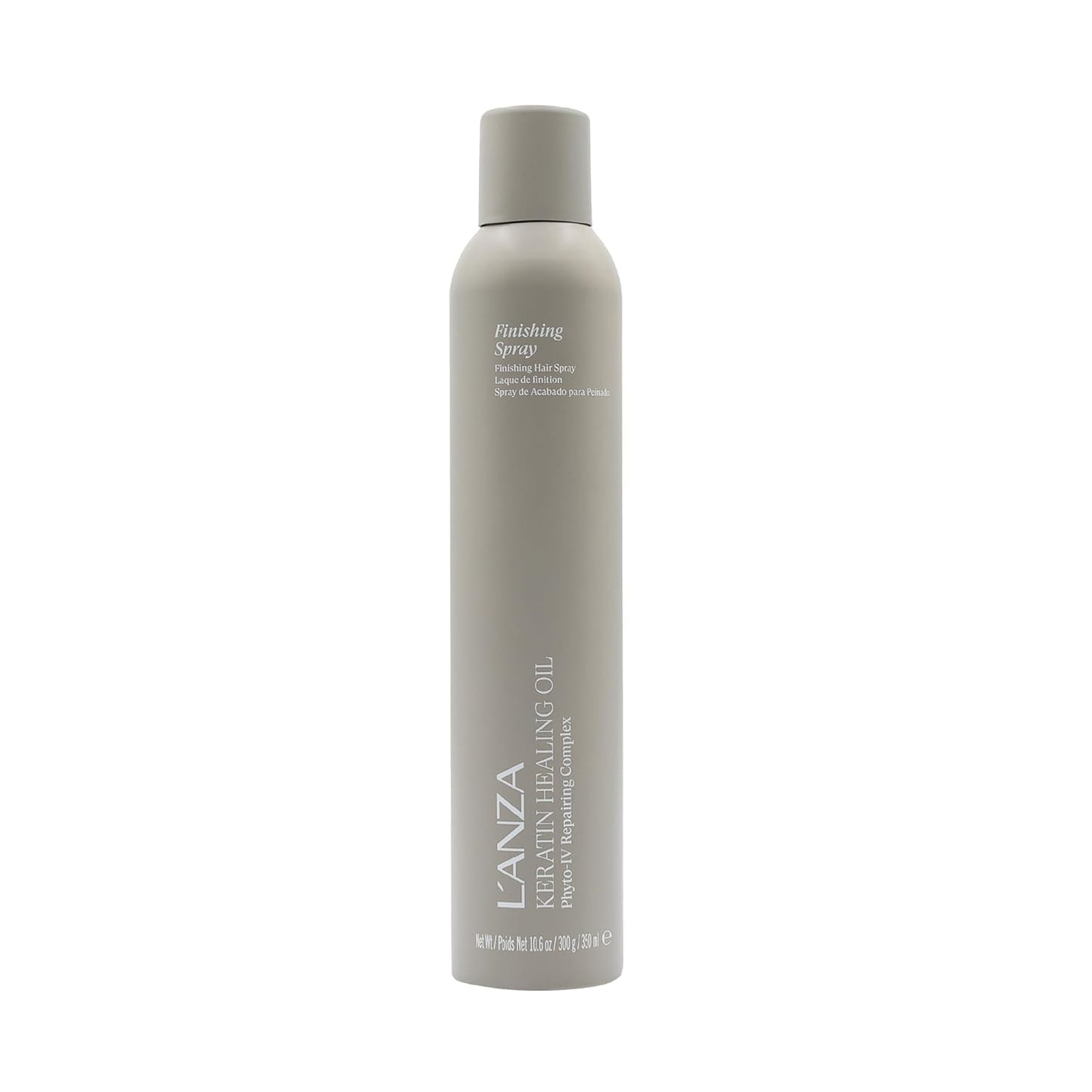 L'ANZA Keratin Healing Oil Lustrous Finishing Spray, Hair Spray Boosts Shine & Volume, Long Lasting Hold, Anti Frizz Finish & Thermal Protectant Mist, Cruetly Free Styling, New Bottle (10.6 Fl Oz)