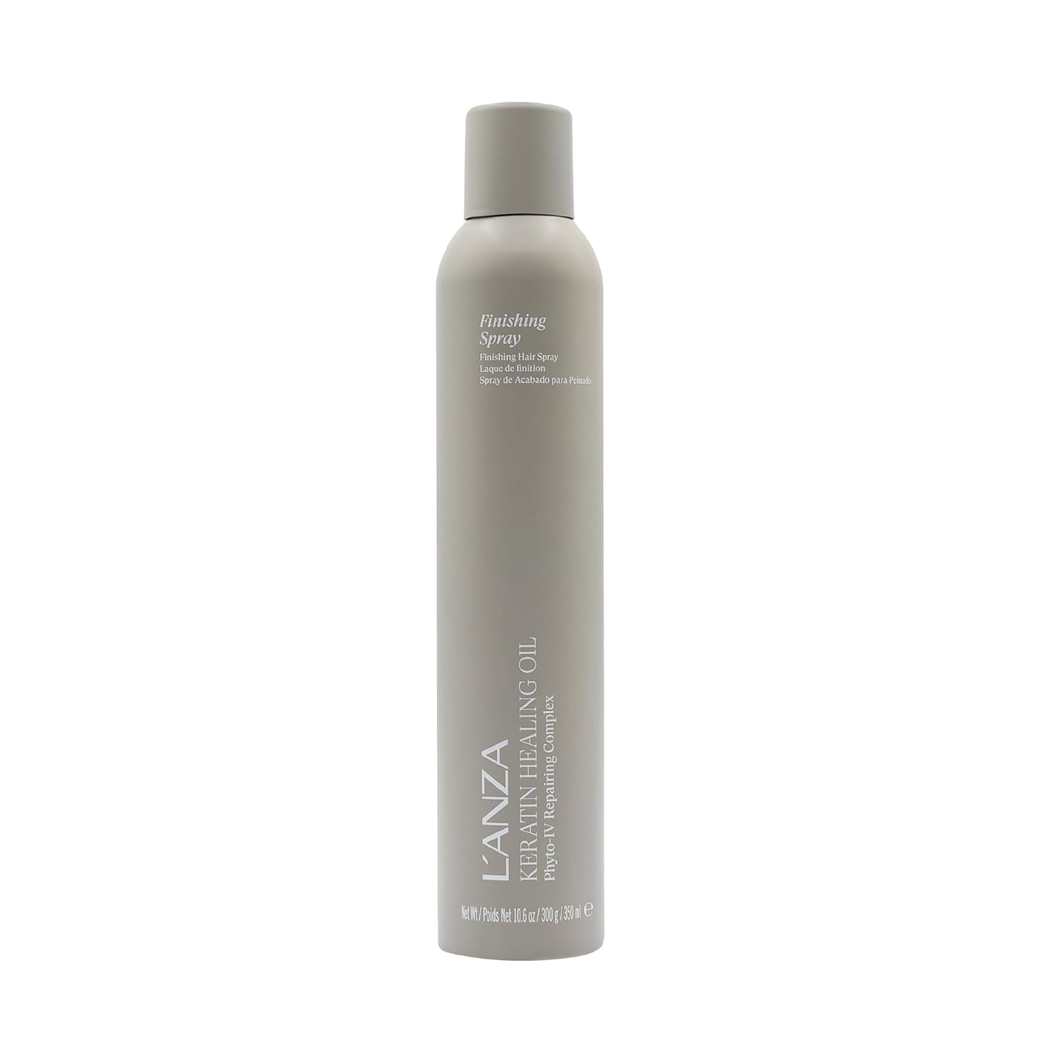 L'ANZA Keratin Healing Oil Lustrous Finishing Spray, Hair Spray Boosts Shine & Volume, Long Lasting Hold, Anti Frizz Finish & Thermal Protectant Mist, Cruetly Free Styling, New Bottle (10.6 Fl Oz)