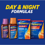 Theraflu Max Strength Daytime Flu Symptom Relief - 8.3 fl oz plus Theraflu Max Strength Nighttime Flu Medicine for Flu Symptom Relief - 8.3 fl oz, Combo Pack