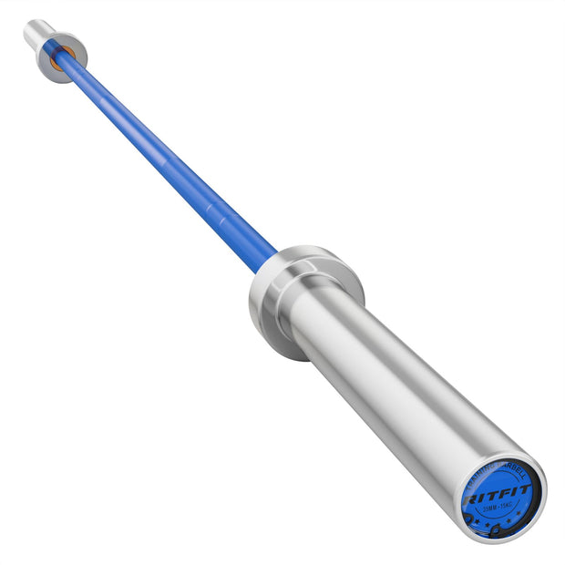 RITFIT 7FT Olympic Barbell for Strength and Weightlifting Training - 2 Inch Olympic Bar for Squat, Deadlift, Bench Press, Curl, Overhead Press - 500lbs/1000lbs/1500lbs Capacity