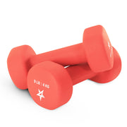 Yes4All Neoprene Coated Dumbbell Hand Weight Sets of 2 - Multiple Weight Options with 15 Colors, Anti-roll, Anti-Slip, Hexagon Shape