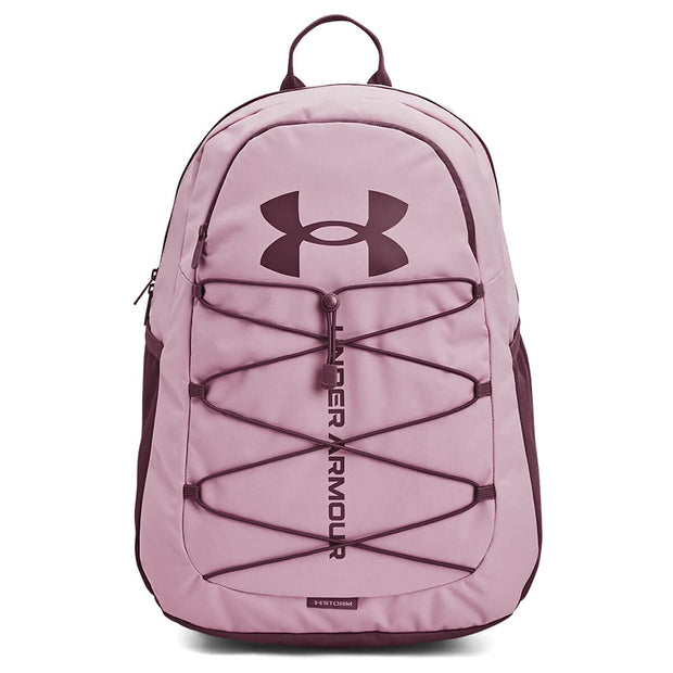 Under Armour Unisex-Adult Hustle Sport Backpack , Black (001)/Silver , One Size Fits All