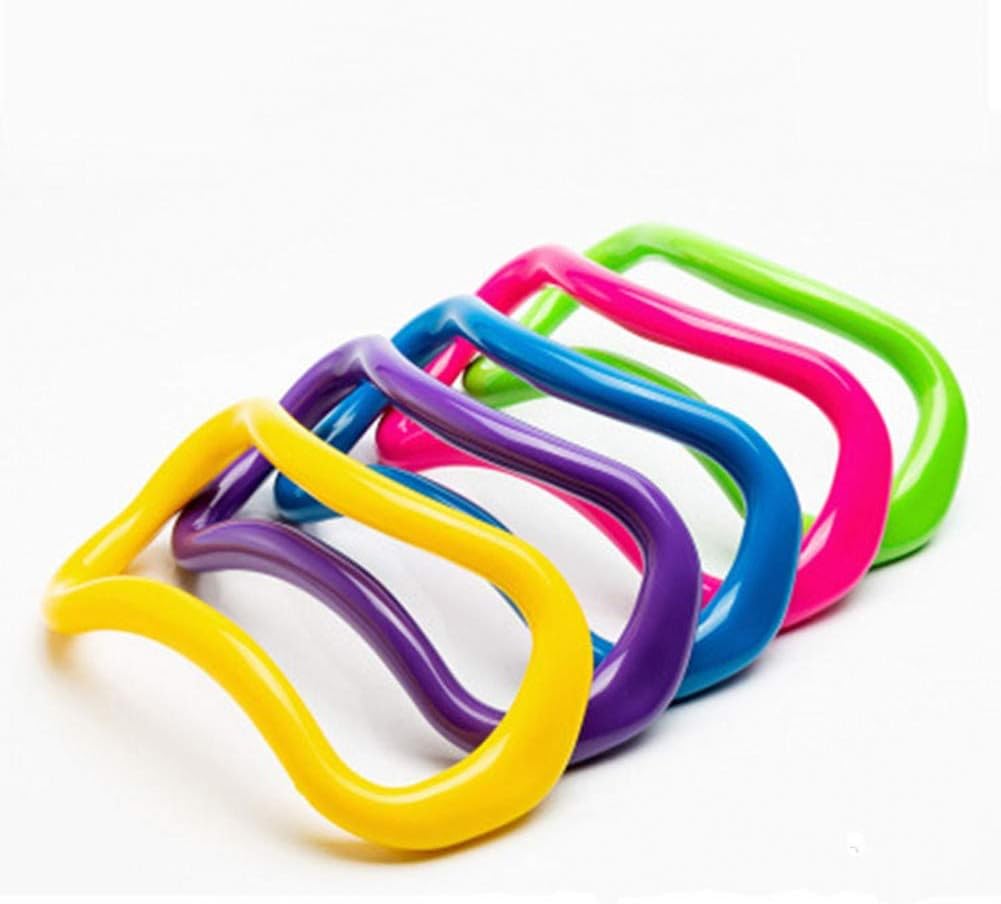 2pcs Yoga Circle Stretch Resistance Bodybuilding Pilates Ring Tools Workout Fitness