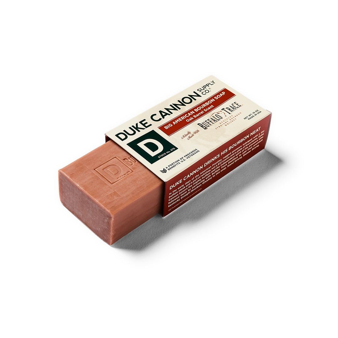 Duke Cannon Supply Co. Big Brick of Soap - Superior Grade, Extra Large Men's Bar Soap with Masculine Scents, Body Soap, All Skin Types, 10 oz