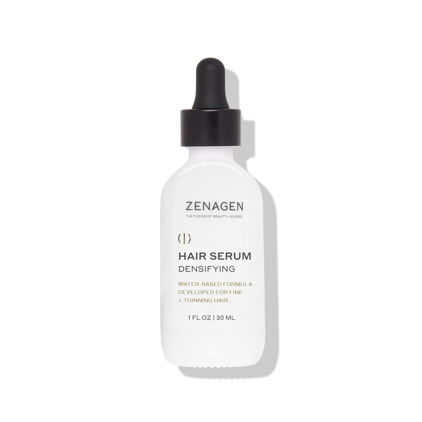 ZENAGEN Densifying Hair Serum for Fine + Thinning Hair | Boosts Hair Density, Strengthens & Nourishes Hair Follicles, Non-Greasy Water-Based Formula, Plant-Based, Vegan, All Hair Types