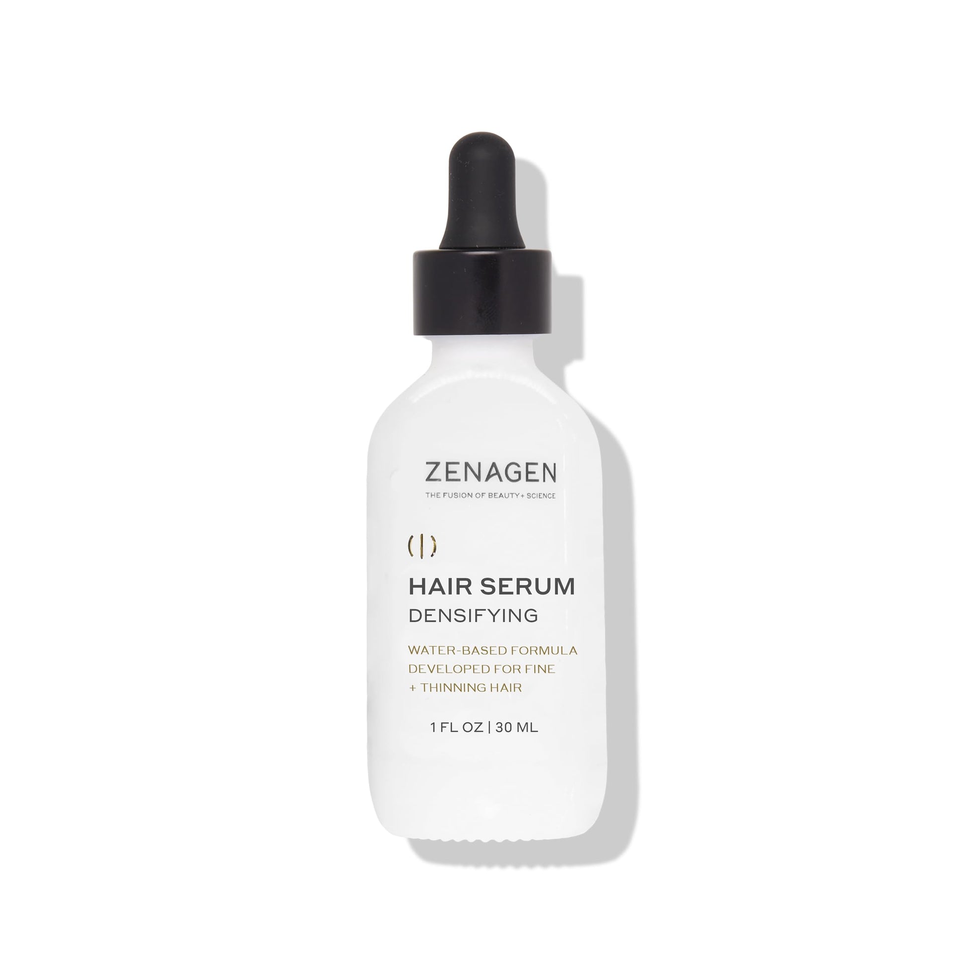 ZENAGEN Densifying Hair Serum for Fine + Thinning Hair | Boosts Hair Density, Strengthens & Nourishes Hair Follicles, Non-Greasy Water-Based Formula, Plant-Based, Vegan, All Hair Types