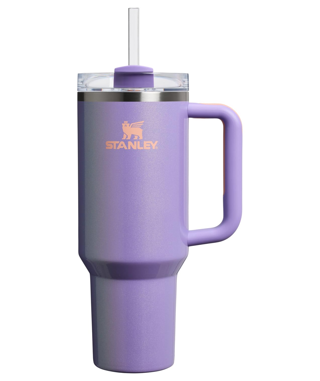 STANLEY Quencher H2.0 Tumbler with Handle and Straw 40 oz | Flowstate 3-Position Lid | Cup Holder Compatible for Travel | Insulated Stainless Steel Cup | BPA-Free | Black Chroma
