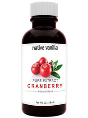 Native Vanilla - Pure Cherry Extract - 4 Fl Oz - Perfect for Cooking, Baking, and Dessert Crafting