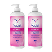 Vagisil Feminine Wash for Intimate Area Hygiene, Odor Block, Gynecologist Tested, Hypoallergenic, 16.9 oz with Pump