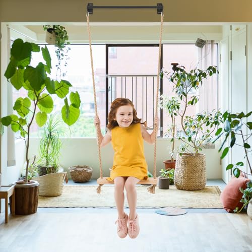 Wall Mounted Doorway Pull Up Bar, Heavy Duty Strength Training Pull-Up Bars for Doorframe, Support Beam or Joist Mount Thick Metal Sturdy Construction Support 500 lbs