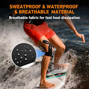 PreCut Kinesiology Tape for Knees, 12 PCS Waterproof KTQUICK Knee Tape for Knee Pain Relief Pre Cut, Original Cotton Athletic Knee Tape, Waterproof & Hypoallergenic Latex-Free for Sports (Black)