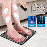 TENS & PMS,Transcutaneous Electronic Nerve Stimulator, EMS Foot Massage for Muscle Relaxation, LCD Display Screen