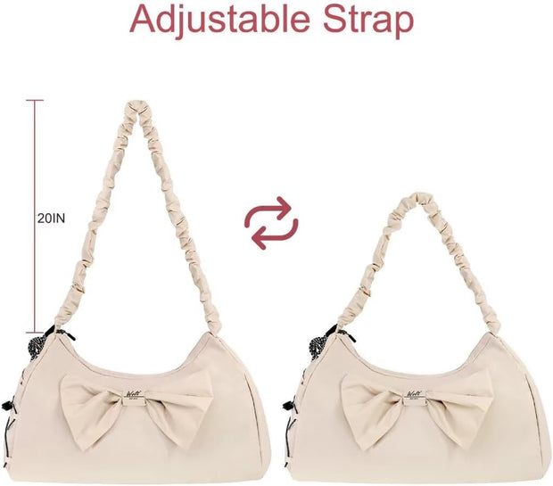 WOLT Gym Bag For Women, Yoga Mat Bag with Shoes Compartment, Wet Pocket and Water Bottle Pocket