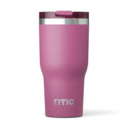 RTIC 30oz Essential Tumbler with Lid, Insulated, Stainless Steel, Metal, Double Wall Vacuum-Insulation, Ceramic Lined, Travel Cup for Iced Coffee, Tea, Hot and Cold Drink, Graphite