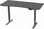VIVO Electric 63 x 32 in Standing Desk, Memory Height Adjustment, 176 lb Frame Support, 2E Series, Black Top Black Frame, DESK-KIT-2E1B
